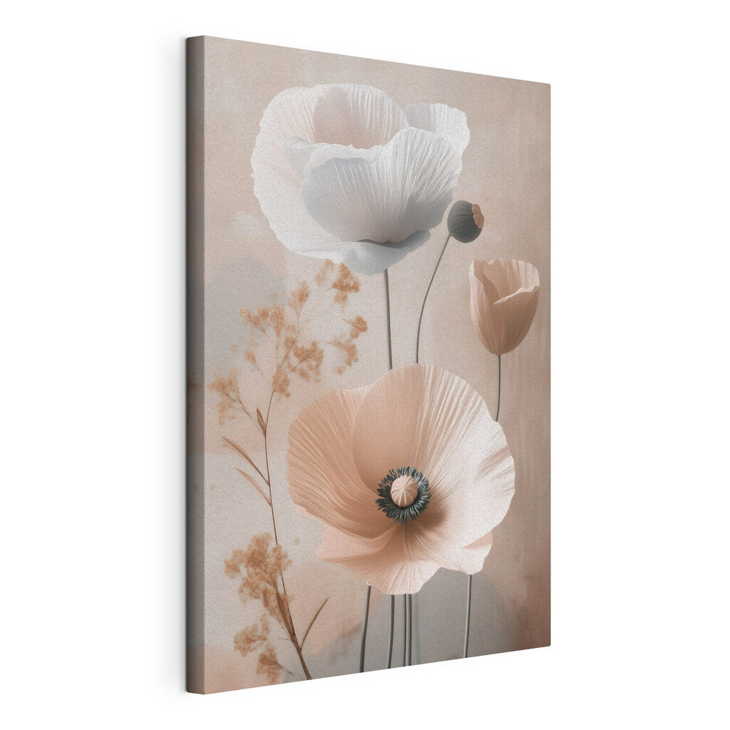 Delicate blooms in soft hues