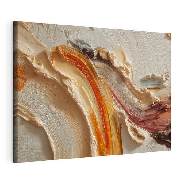 Wandbilder Wandbilder Abstrakte Pinselstriche in warmen Farben (Artikelnummer: s49203)