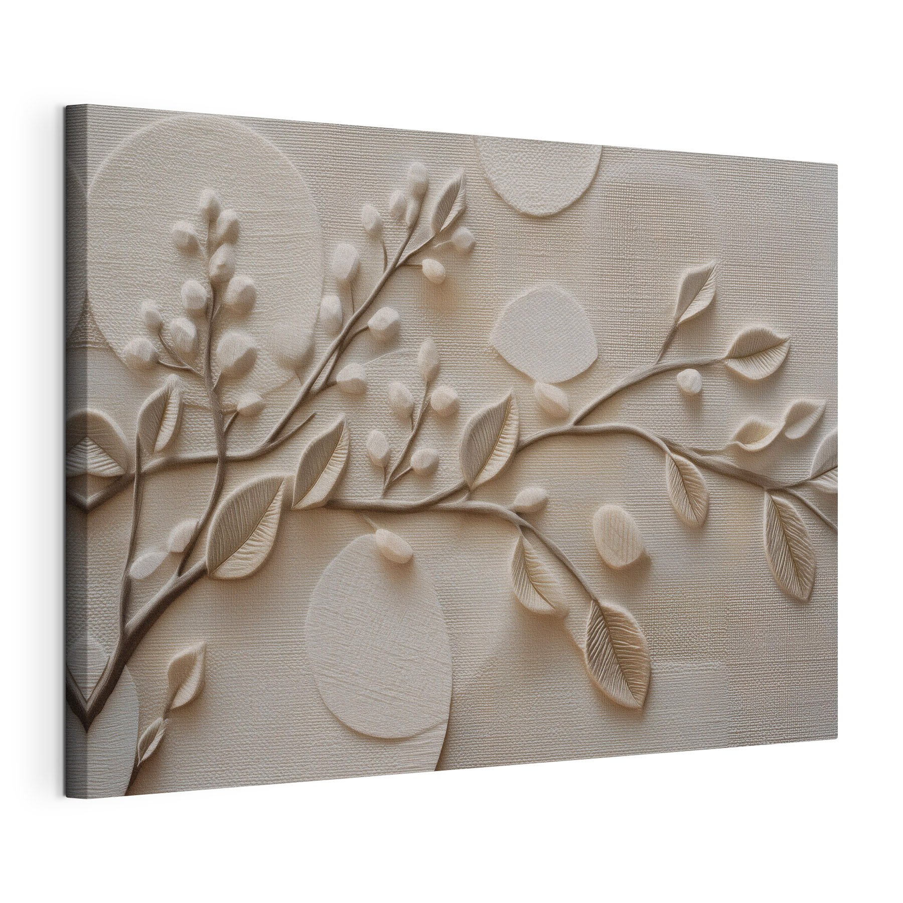 Nature-inspired textured wall art Nature-inspired textured wall art