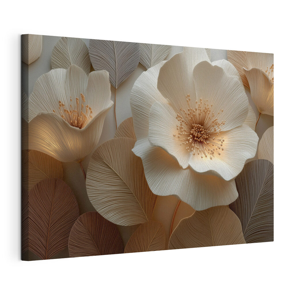 Intricate flower and leaf design artwork Intricate flower and leaf design artwork