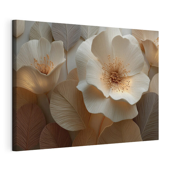 Wandbilder Kunstwerk mit aufwendigem Blumen- und Blattmotiv (Artikelnummer: s49218) Wandbilder Wandbilder Kunstwerk mit aufwendigem Blumen- und Blattmotiv (Artikelnummer: s49218)