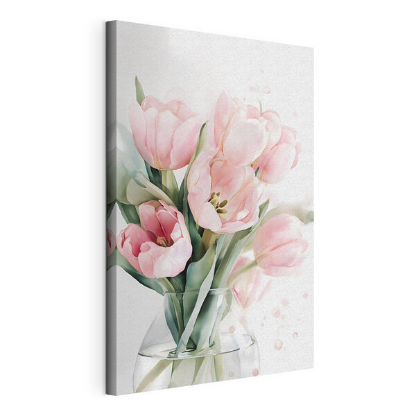 Wandbilder Strauß zartrosa Tulpen (Artikelnummer: s49225) Wandbilder Wandbilder Strauß zartrosa Tulpen (Artikelnummer: s49225)