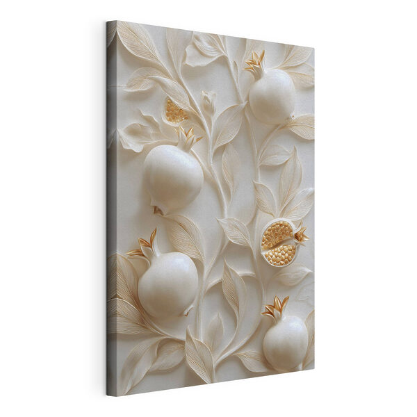 Wandbilder Wandbilder Elegantes Dekor mit Granatapfel-Motiven (Artikelnummer: s49238)