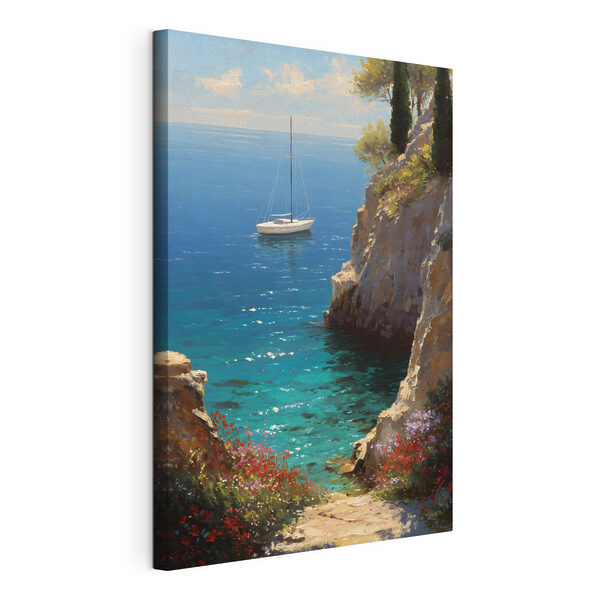 Wandbilder Wandbilder Segelboot im Wasser (Artikelnummer: s49240)