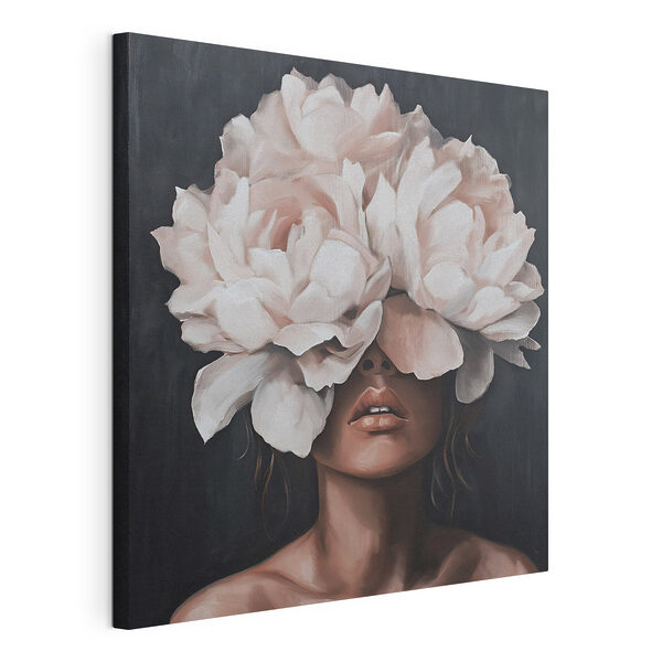Wandbilder Wandbilder Gemälde einer Frau mit Blumen im Haar (Artikelnummer: s49260)