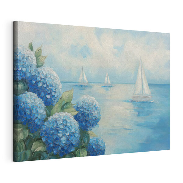 Wandbilder Gemälde mit Blumen und Segelbooten auf dem Wasser (Artikelnummer: s49276) Wandbilder Wandbilder Gemälde mit Blumen und Segelbooten auf dem Wasser (Artikelnummer: s49276)