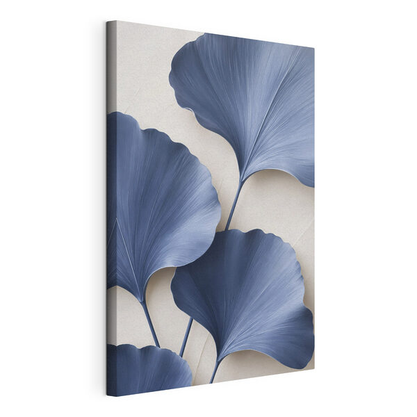 Wandbilder Wandbilder Gruppe blauer Blätter (Artikelnummer: s49297)