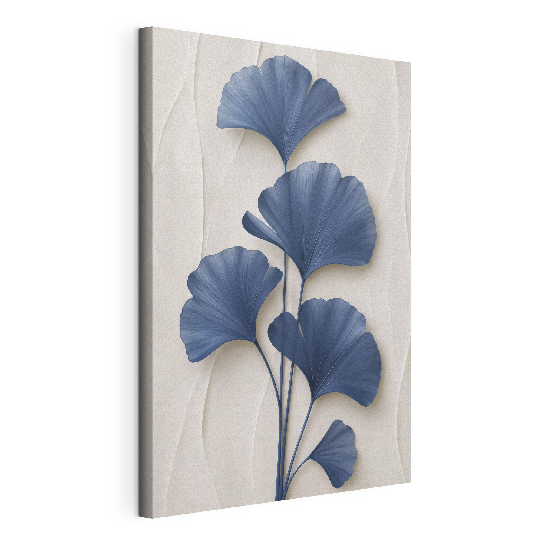 Elegant botanical design in blue tones Elegant botanical design in blue tones