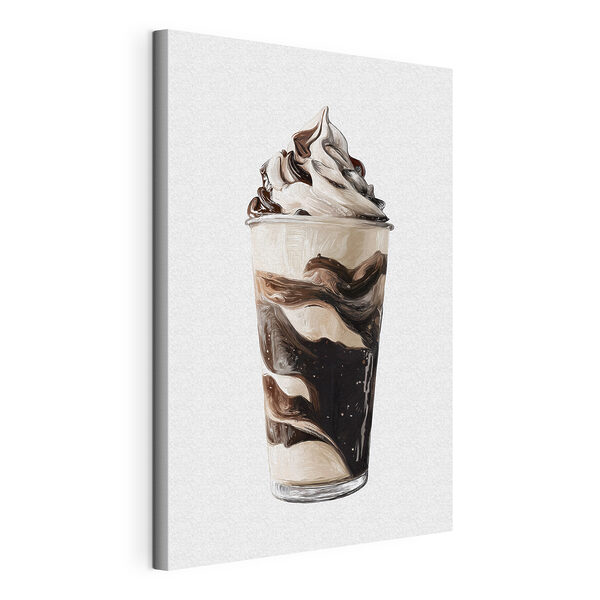 Wandbilder Schokoladen- und Vanilleeis im Becher (Artikelnummer: s49310) Wandbilder Wandbilder Schokoladen- und Vanilleeis im Becher (Artikelnummer: s49310)