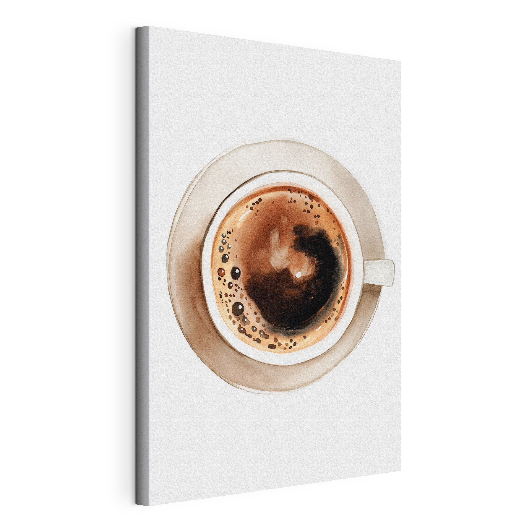 Cup of coffee on a saucer Cup of coffee on a saucer