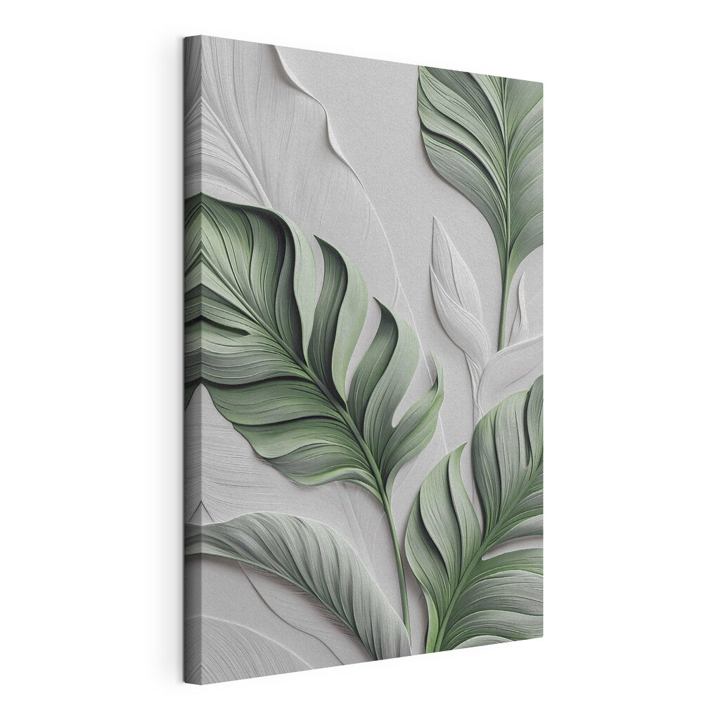 Soft leaves on a gentle background Soft leaves on a gentle background