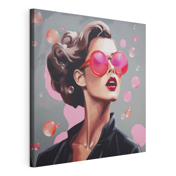 Wandbilder Frau mit rosa Sonnenbrille (Artikelnummer: s49386) Wandbilder Wandbilder Frau mit rosa Sonnenbrille (Artikelnummer: s49386)