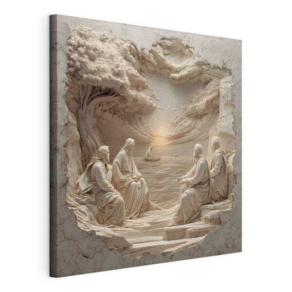 Wandbilder Skulptur von Menschen, die auf einer Bank sitzen (Artikelnummer: s49423) Wandbilder Wandbilder Skulptur von Menschen, die auf einer Bank sitzen (Artikelnummer: s49423)