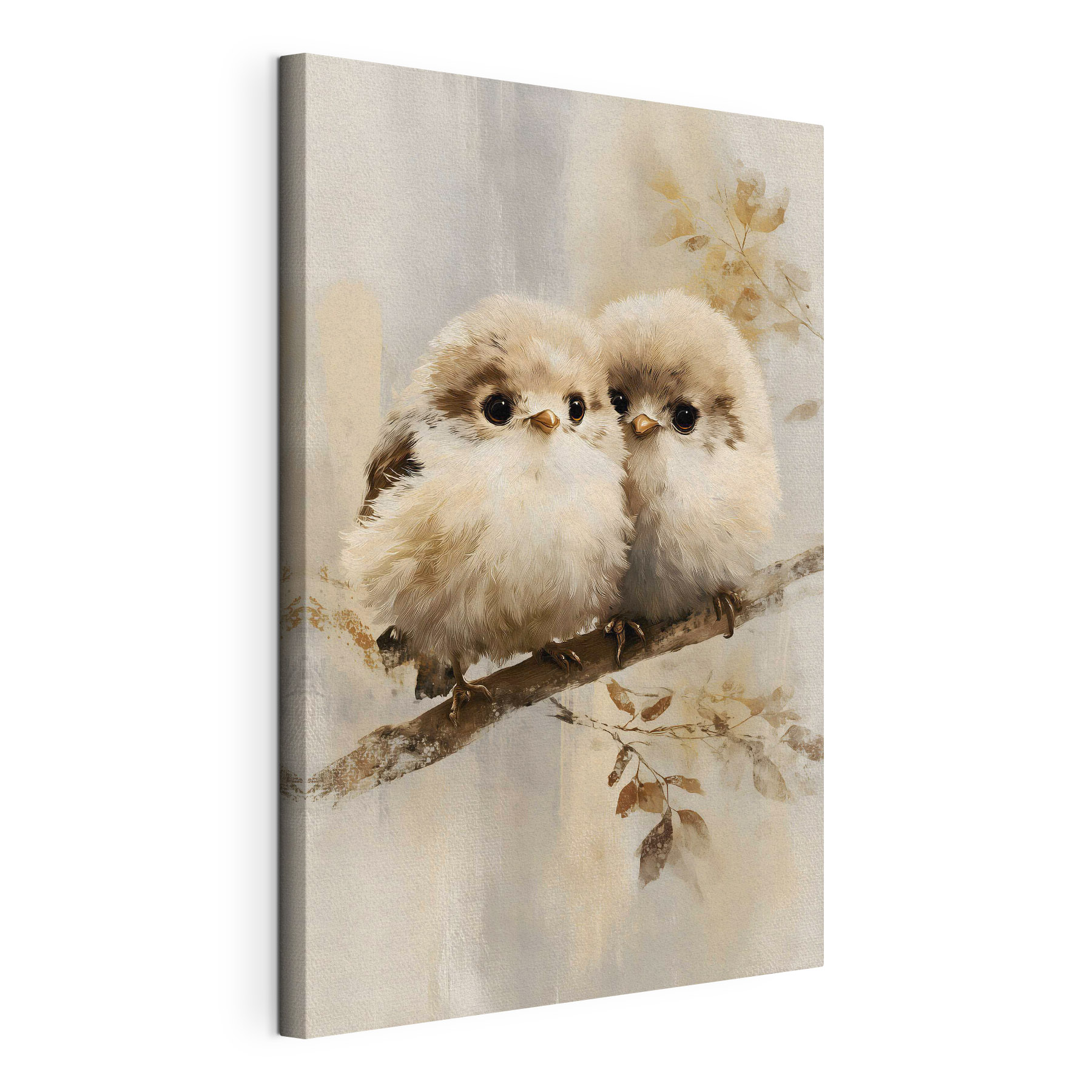 Two birds on a branch