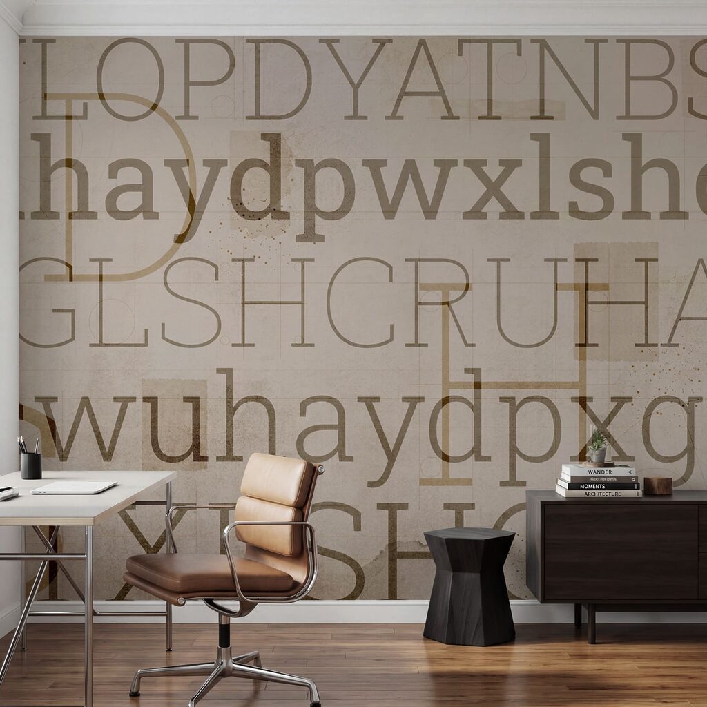 Textmuster in verschiedenen Größen und Stilen Textmuster in verschiedenen Größen und Stilen