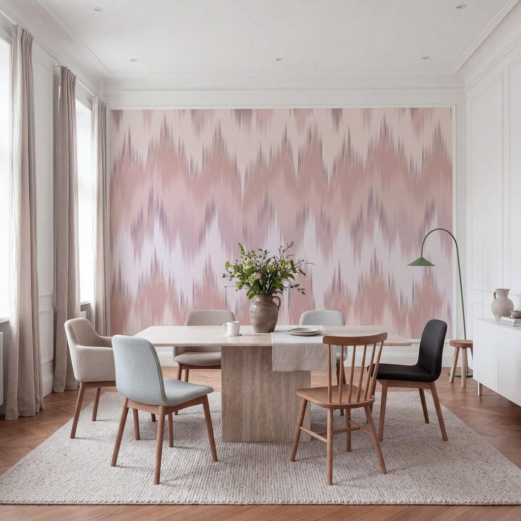 Rosa-weißes Zickzackmuster Rosa-weißes Zickzackmuster