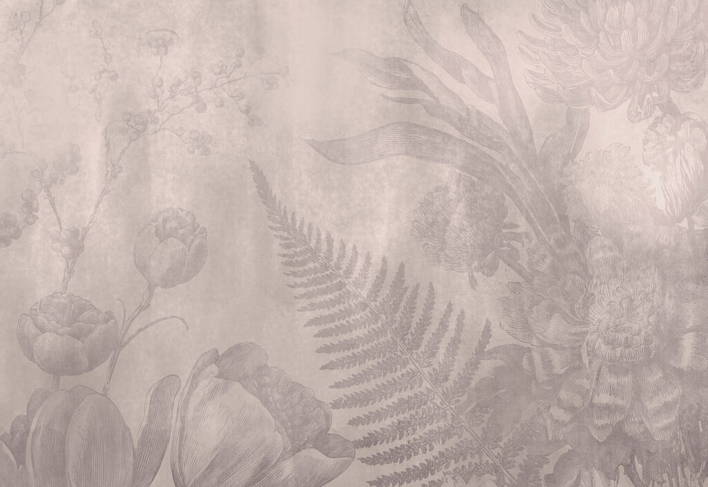 Delicate floral design in soft tones Delicate floral design in soft tones