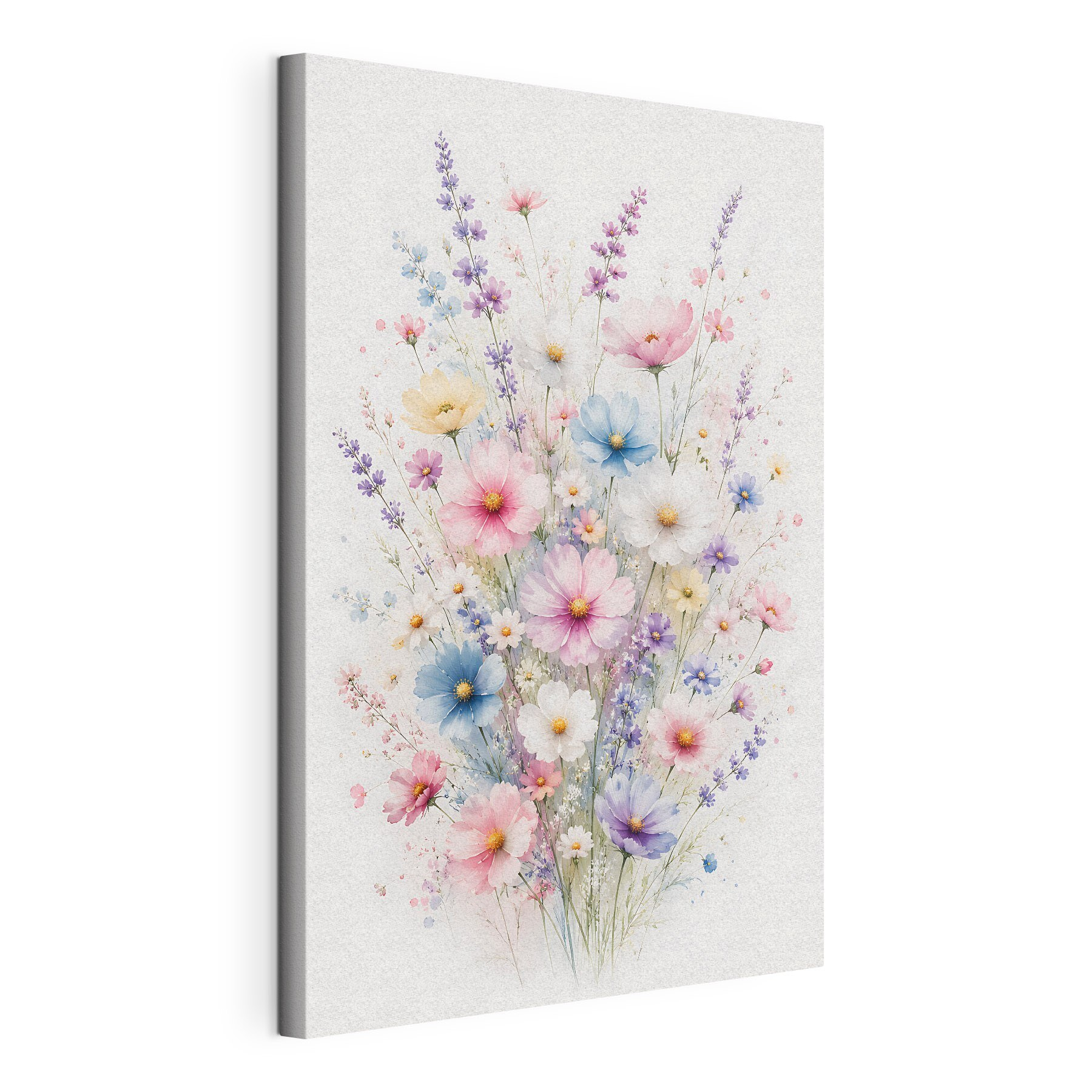 Bouquet of flowers on a white background