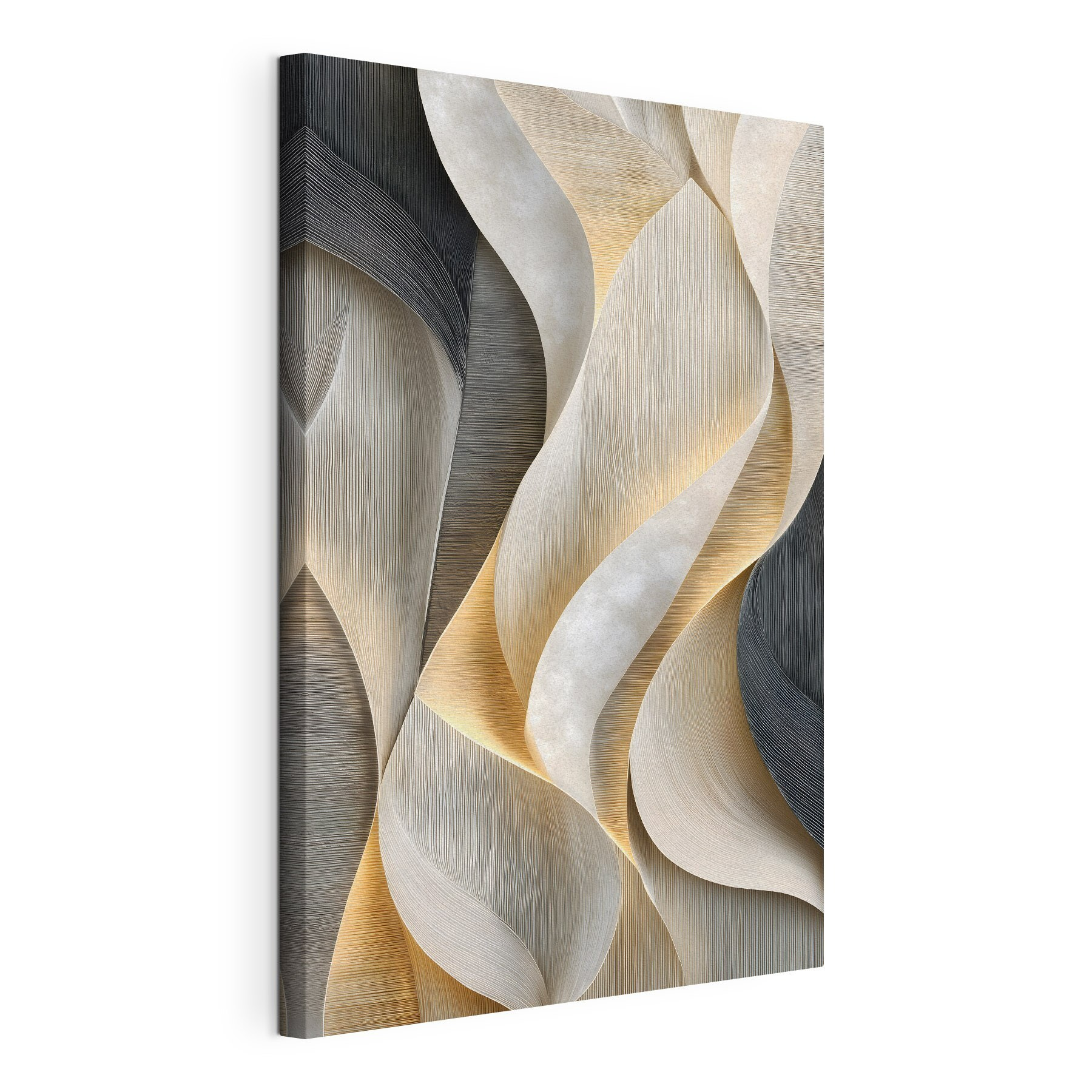 Elegant curves in neutral tones