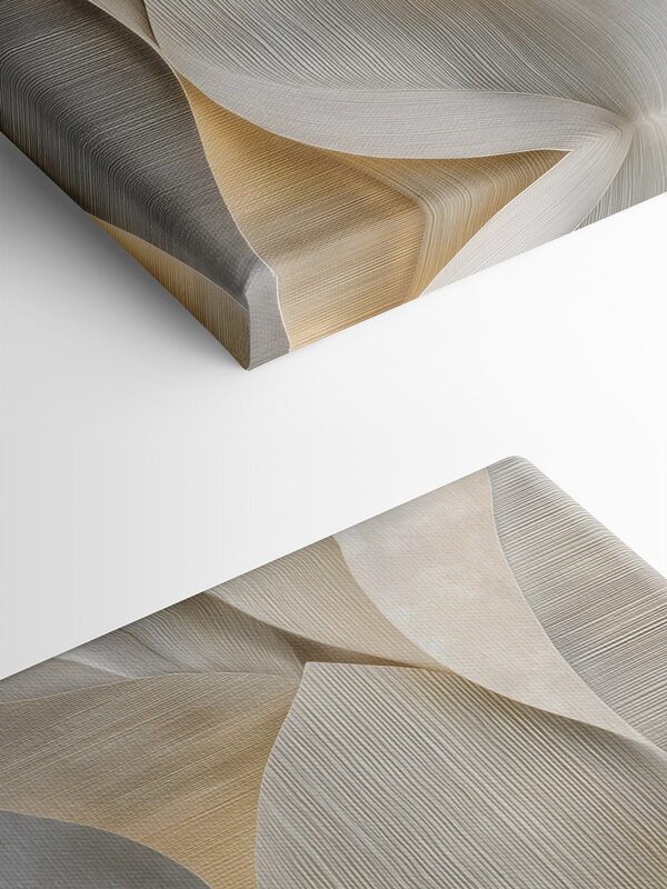 Elegant curves in neutral tones