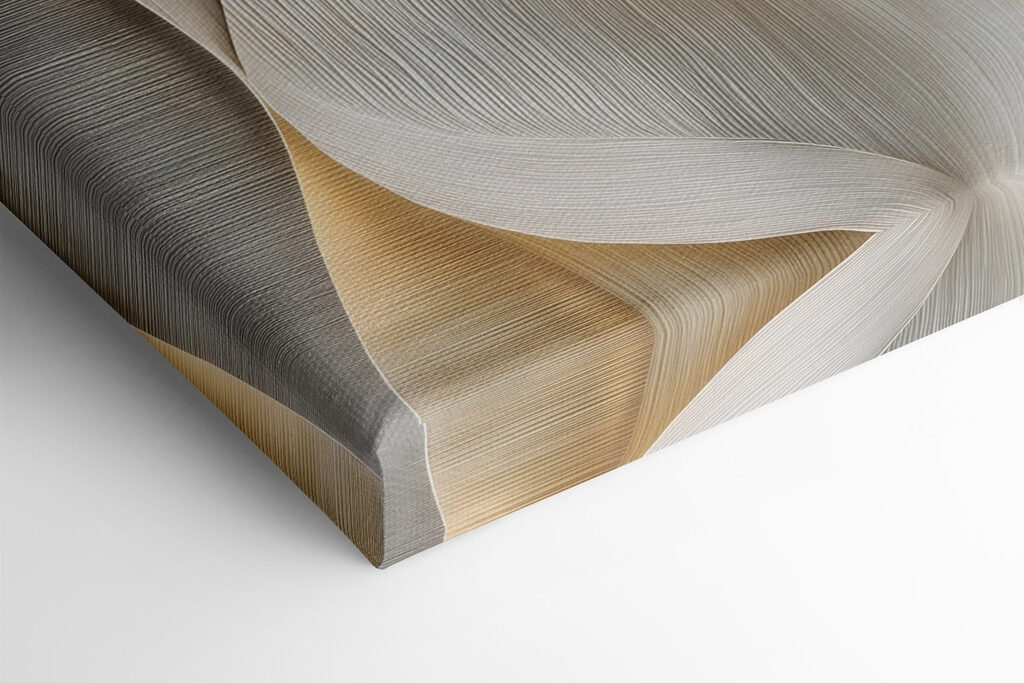 Elegant curves in neutral tones