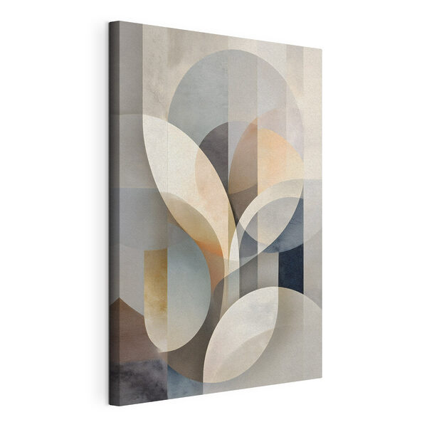 Soft shapes in calming hues Soft shapes in calming hues