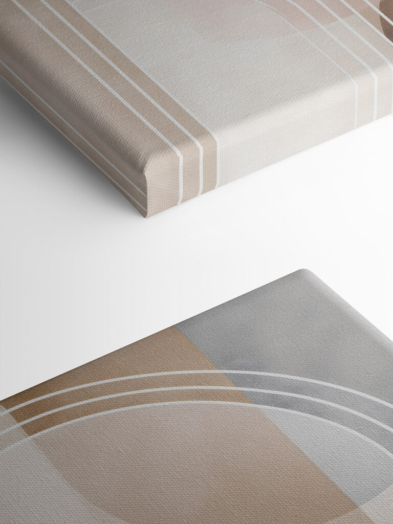 Soft curves and gentle color palette Soft curves and gentle color palette