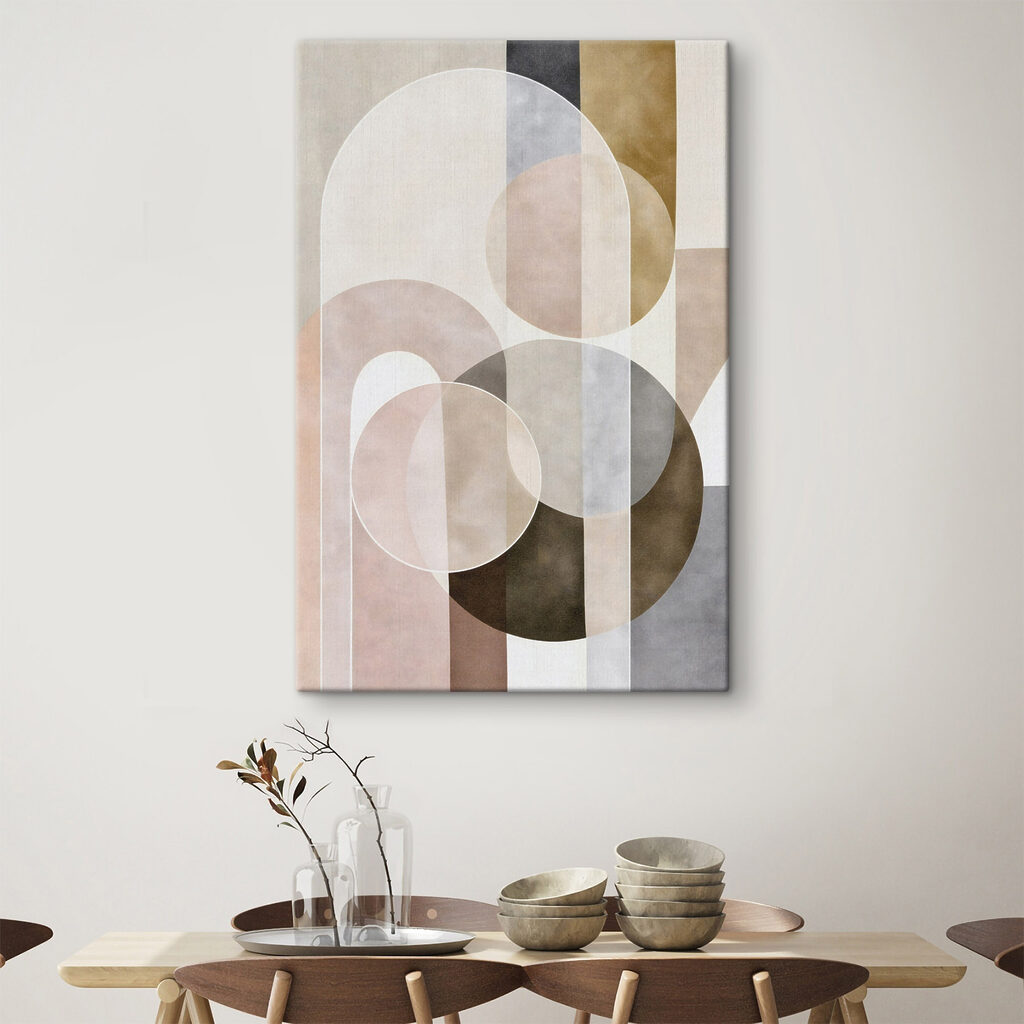Abstract shapes create a harmonious blend Abstract shapes create a harmonious blend
