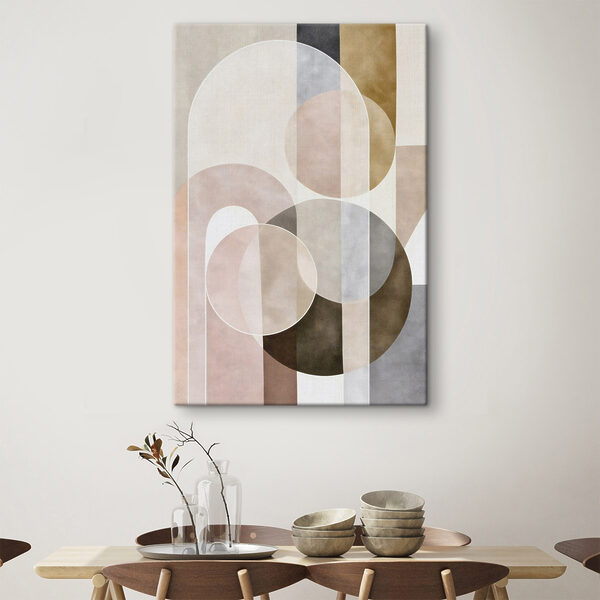 Abstract shapes create a harmonious blend Abstract shapes create a harmonious blend