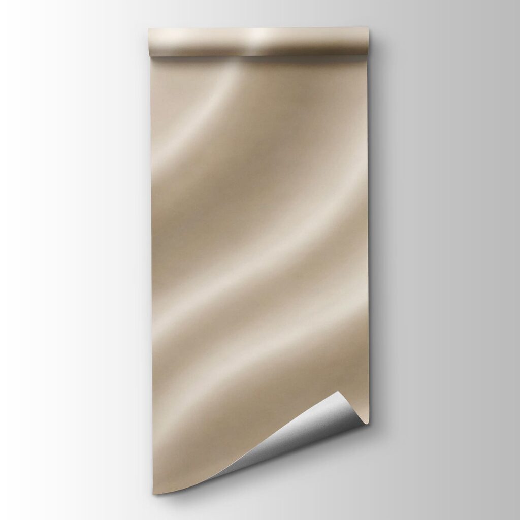 White fabric with wavy folds White fabric with wavy folds