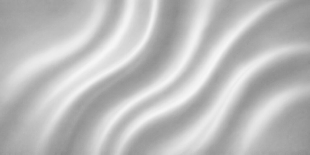 White fabric with wavy folds White fabric with wavy folds