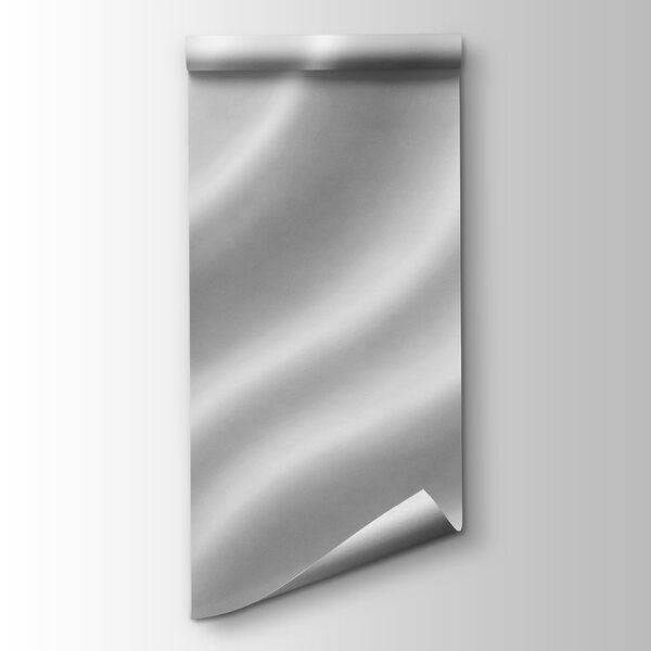 White fabric with wavy folds White fabric with wavy folds