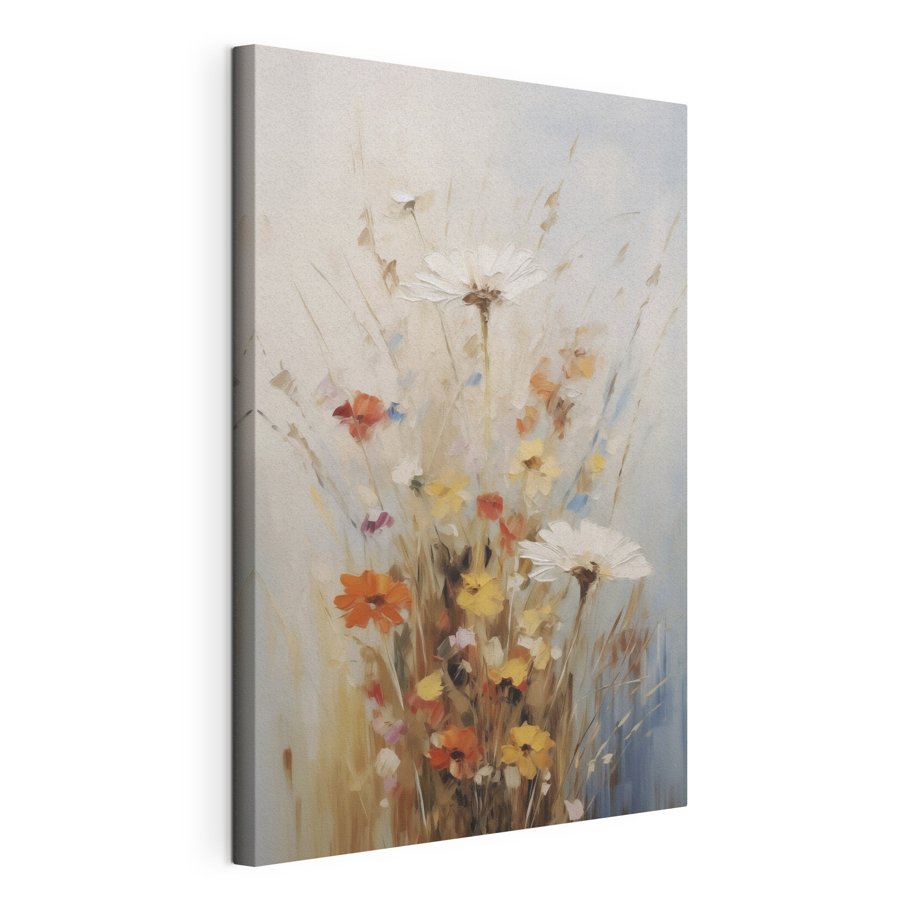 Painting of flowers in a vase Painting of flowers in a vase