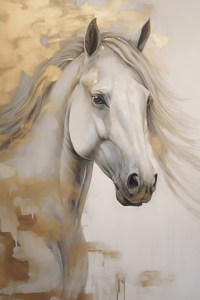 Painting of a horse Painting of a horse