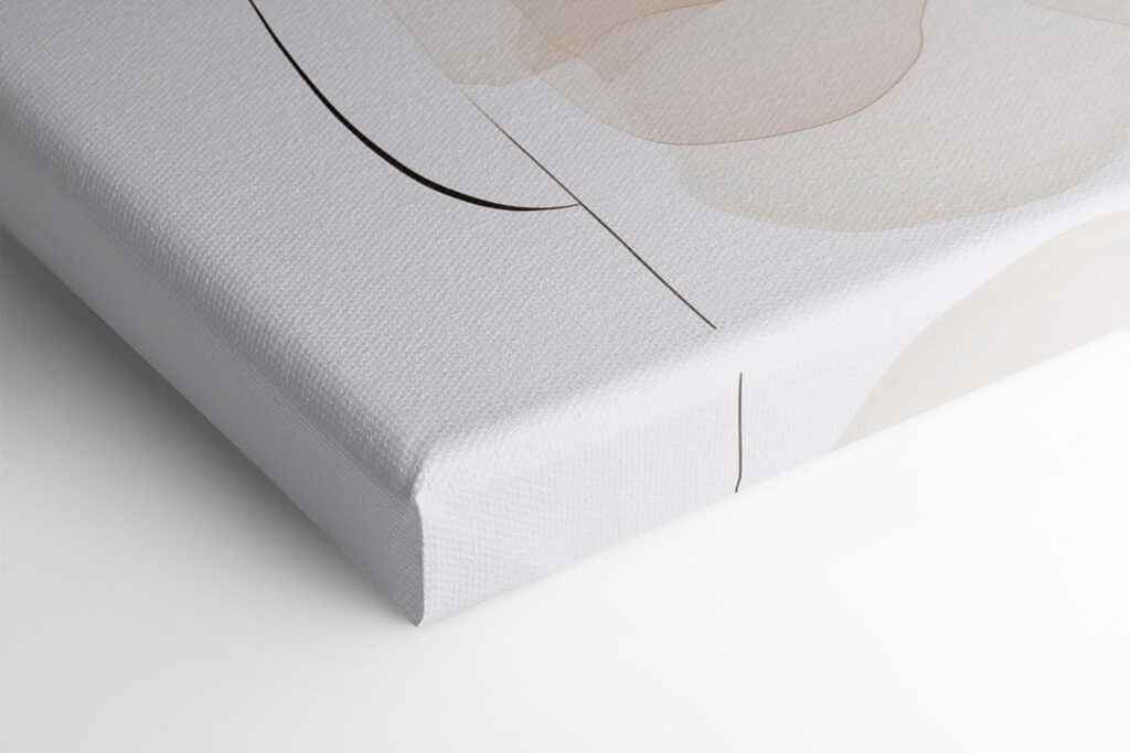 Fluid shapes in soft, warm tones
