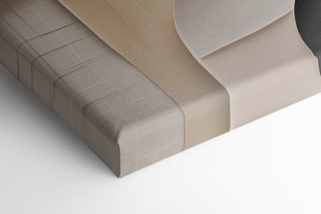 White and brown wall