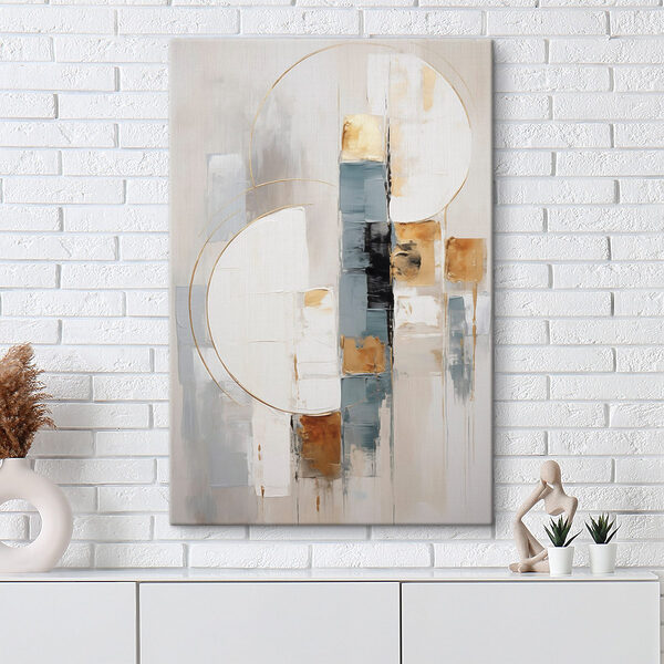 Abstract shapes in serene colors Abstract shapes in serene colors