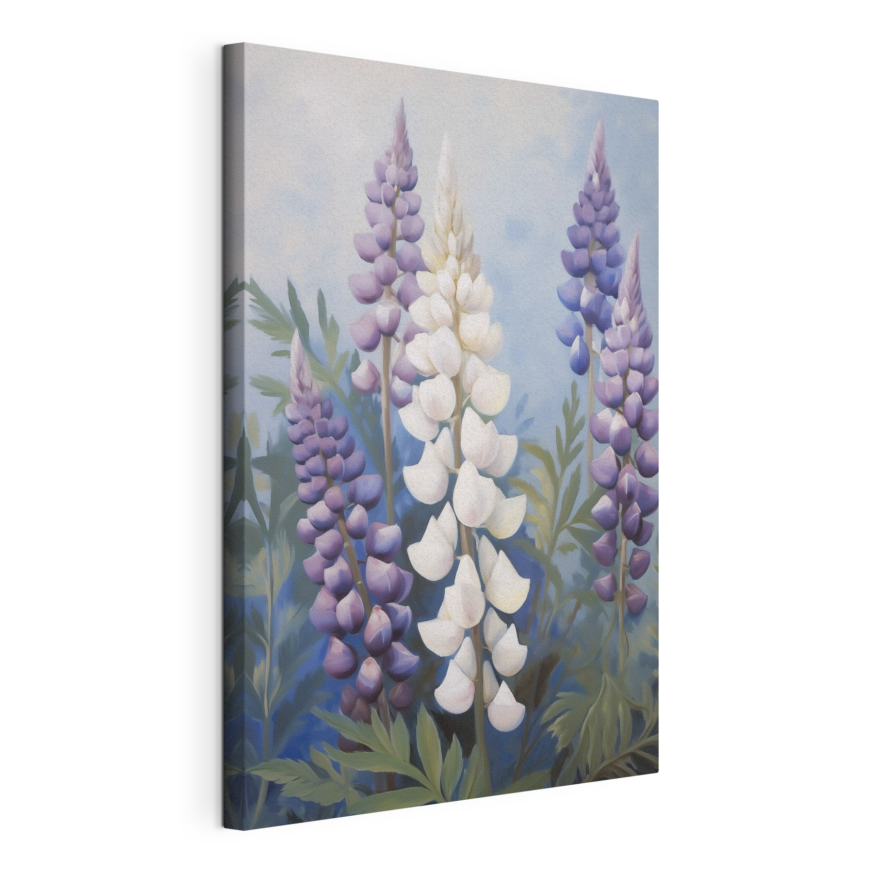 Lush lupins in soft pastel hues Lush lupins in soft pastel hues