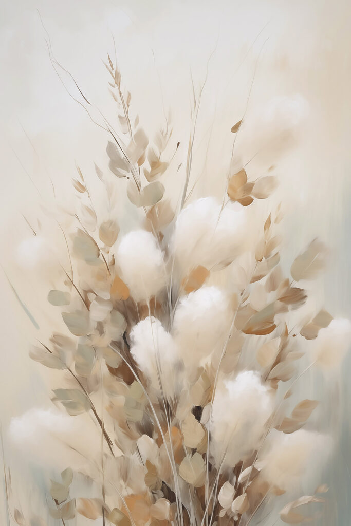 Painting of a bouquet of flowers