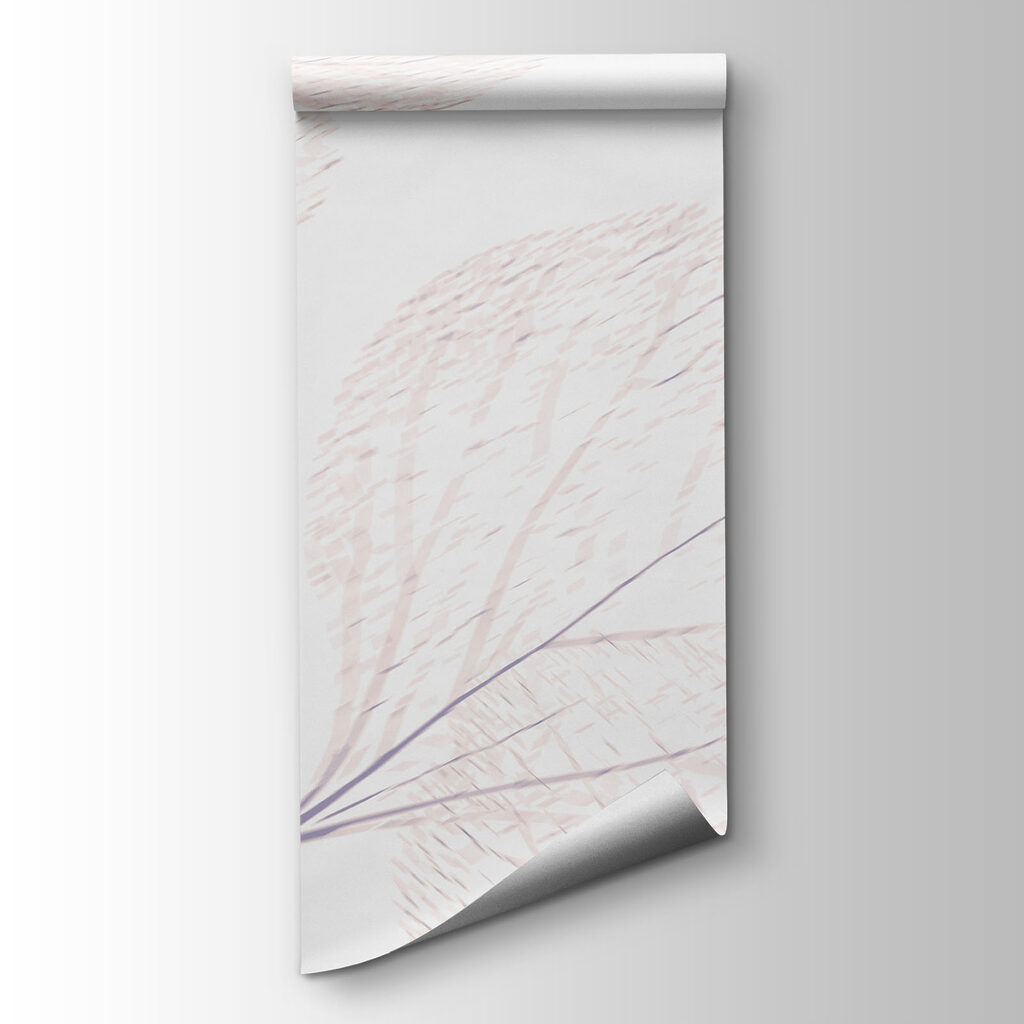 Delicate leaves on soft background