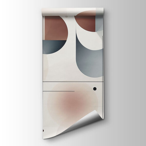 Geometric shapes in soft color palette Geometric shapes in soft color palette