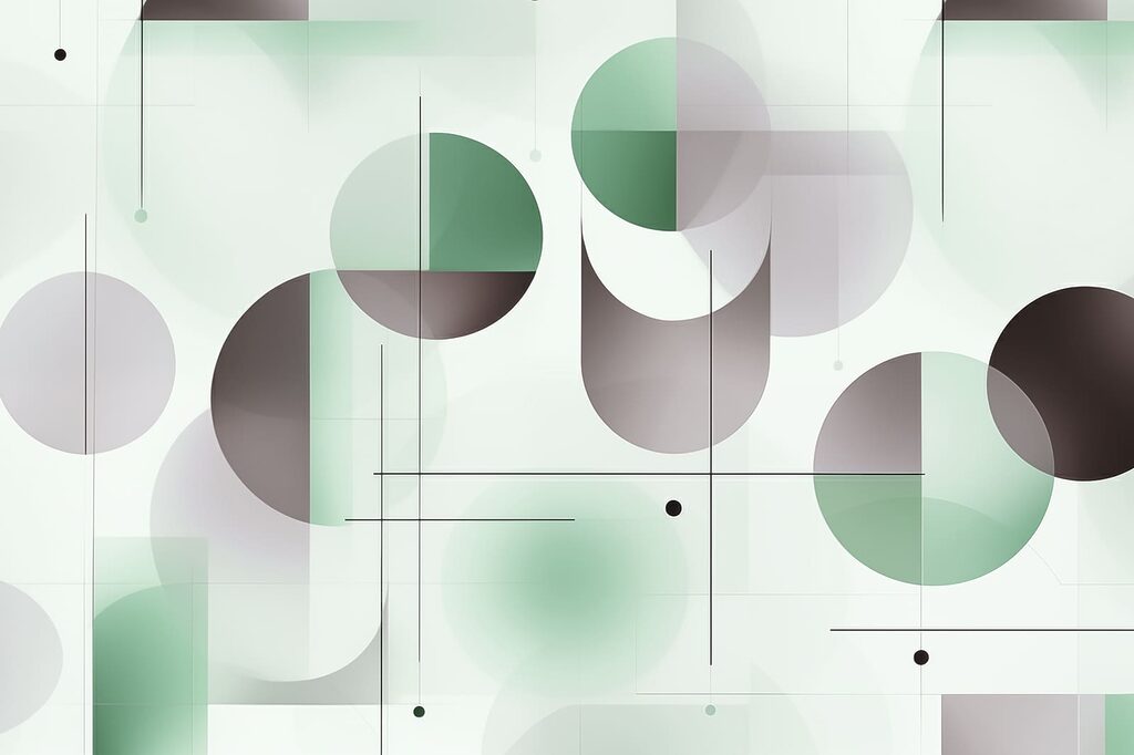 Abstract shapes in soft colors Abstract shapes in soft colors