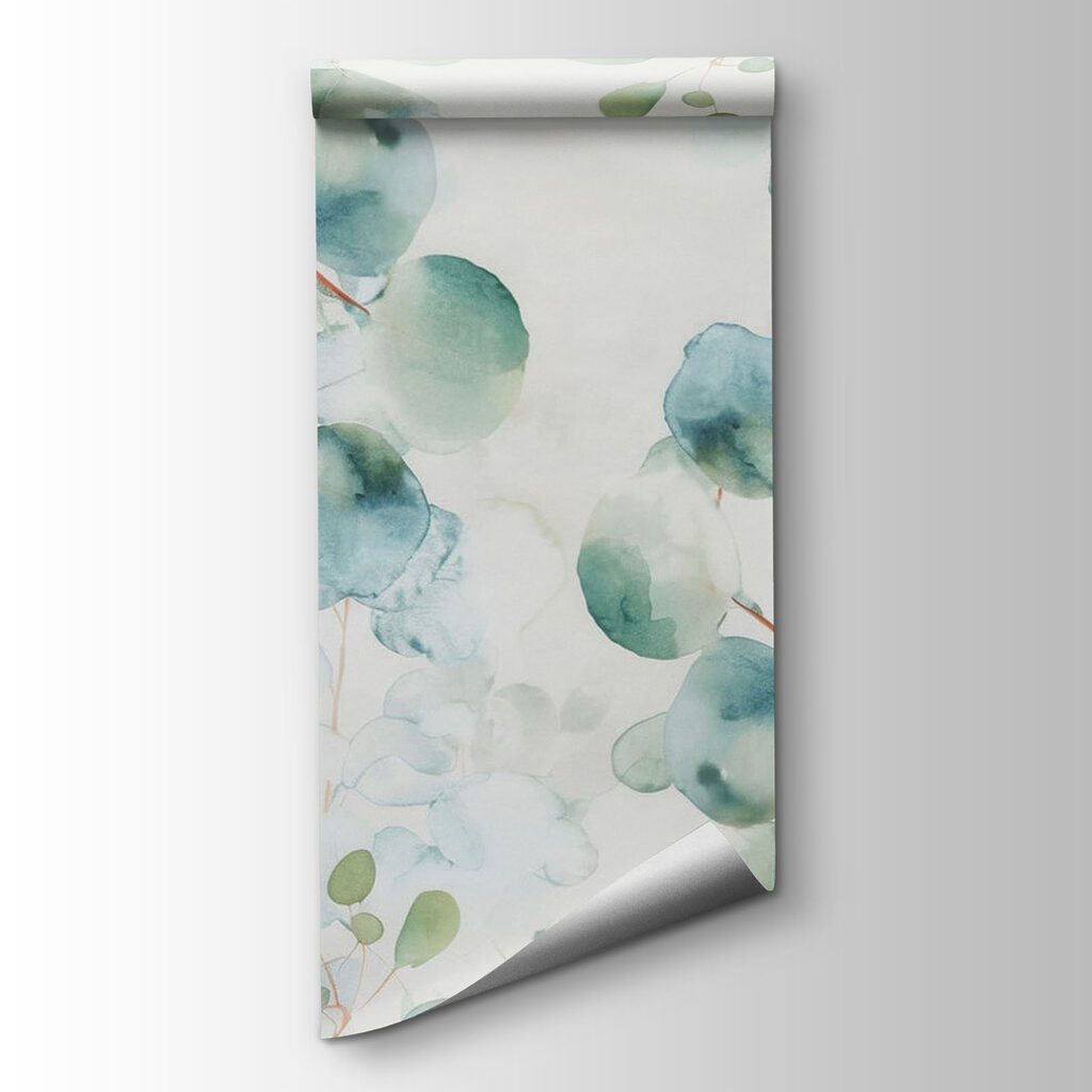 Delicate leaves in soft watercolor hues Delicate leaves in soft watercolor hues