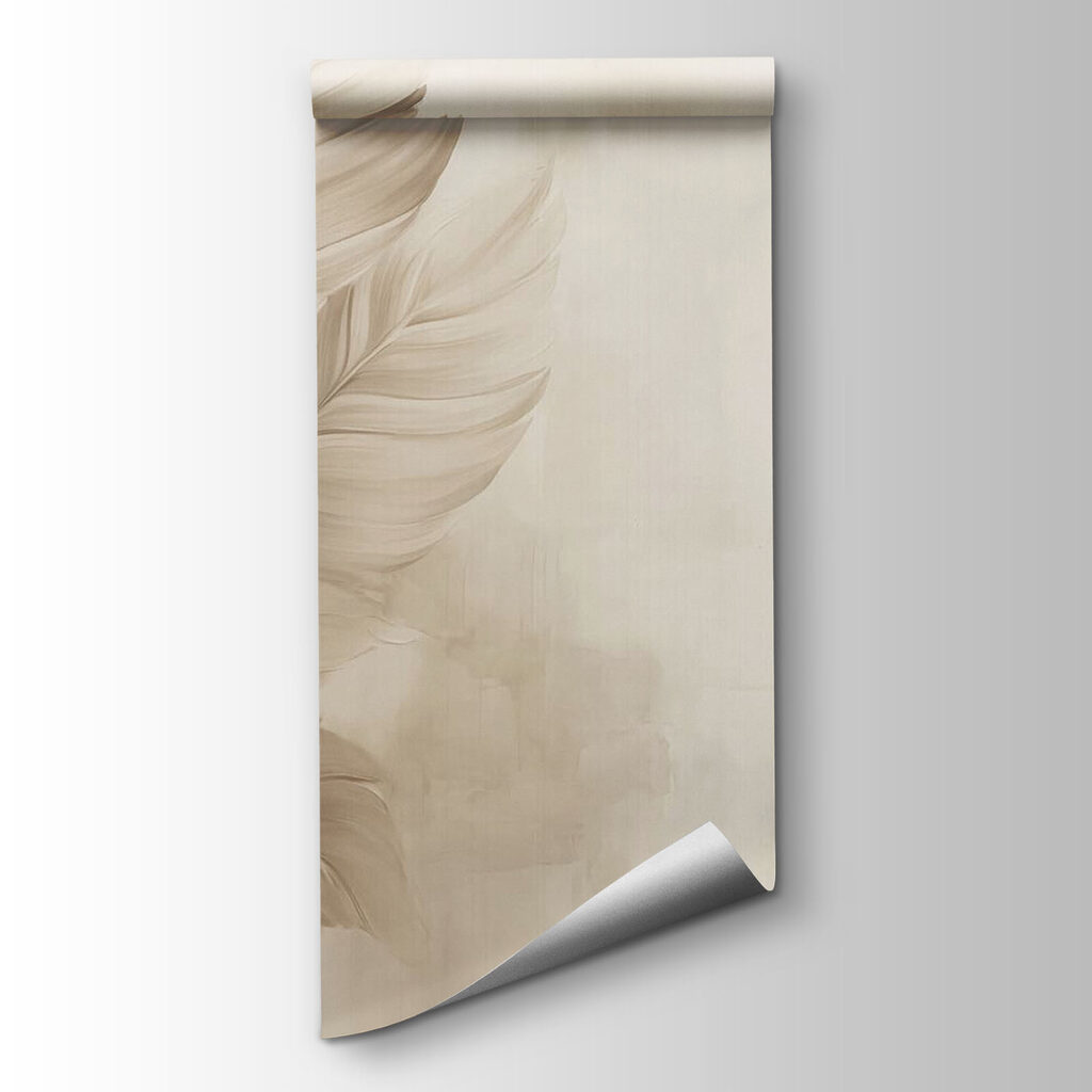 Gentle leaves in soft hues