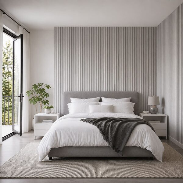 Minimalistisches Design mit vertikalen Linien Minimalistisches Design mit vertikalen Linien
