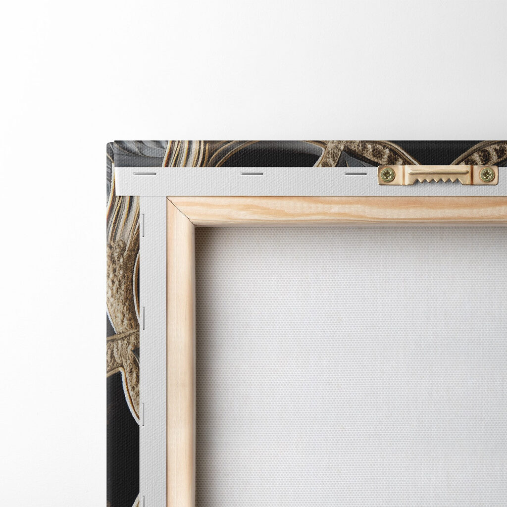 Intricate floral design in dark tones Intricate floral design in dark tones