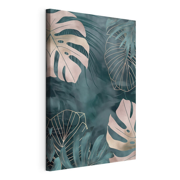 - Elegant leaves in soft colors - Elegant leaves in soft colors