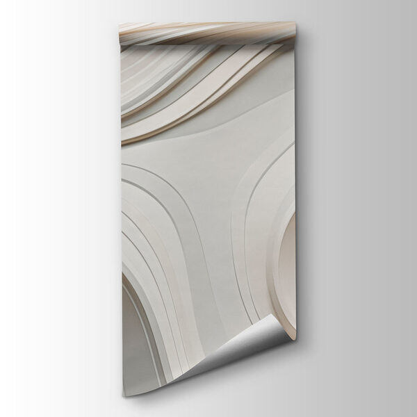 White and grey wavy lines White and grey wavy lines