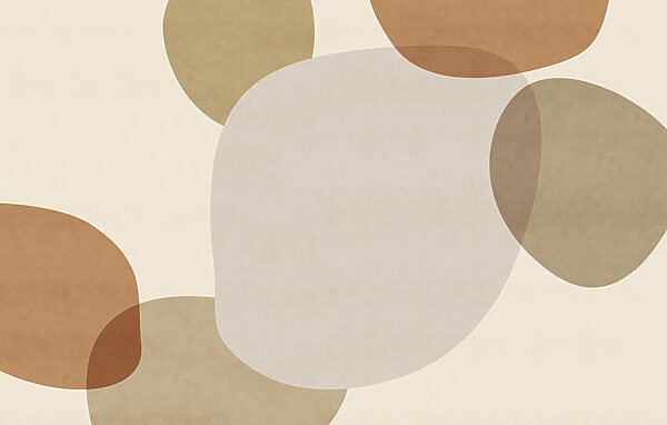 Group of brown and white circles Group of brown and white circles
