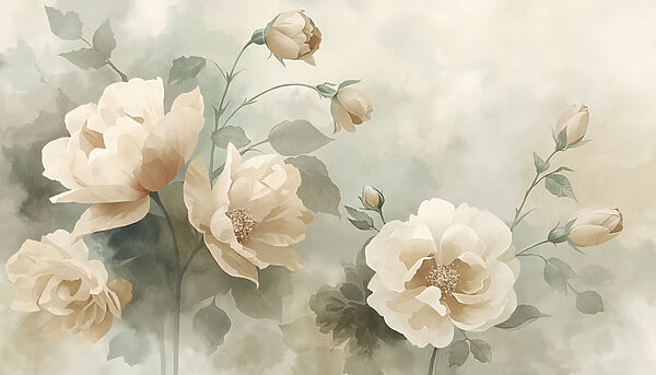 Whispers of delicate blooms in harmony Whispers of delicate blooms in harmony